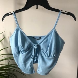 Cute Light Blue Top from Shein